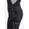 Dovetail Workwear Freshley Overall - Heathered Black Denim 16x32 DWF18O1D-001-16x32